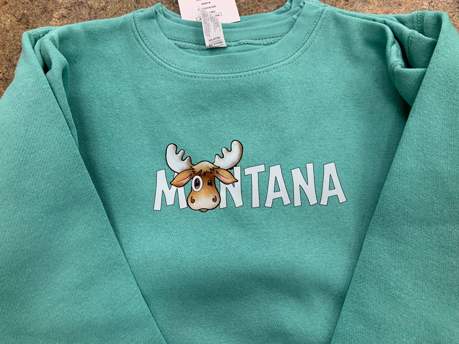 Montana Moose Toddler Sweatshirt - 3T