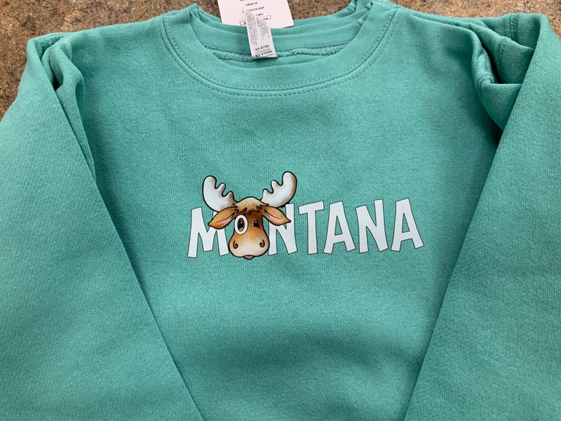 Montana Moose Toddler Sweatshirt - 3T