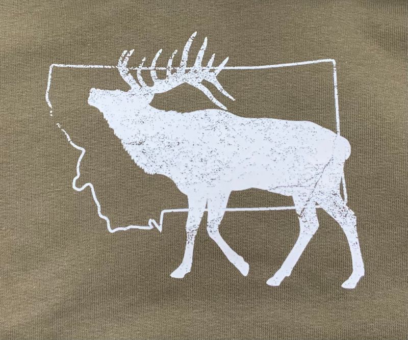 Elk Toddler Army Green Hoodie - 4T