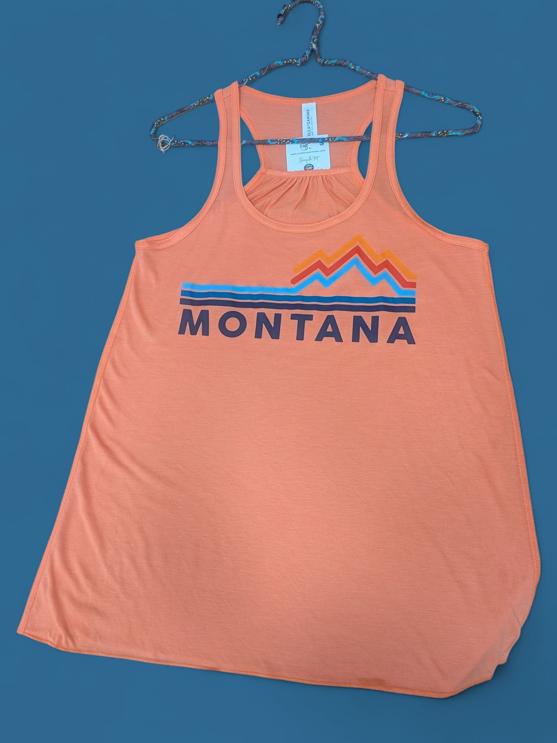 Coral Retro Montana Tank - M