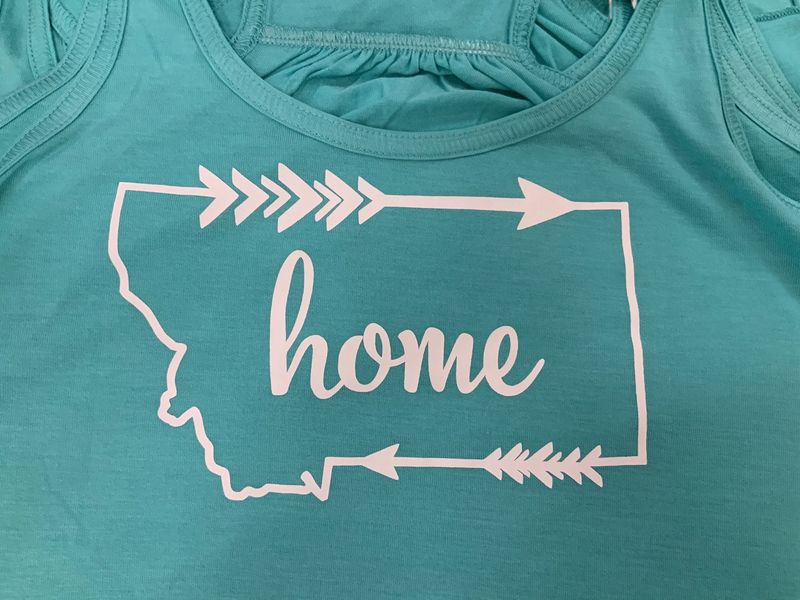 Teal Montana in Arrow Tank - S