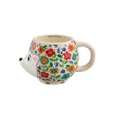 Folk Art Coffee Mug - Hedgehog