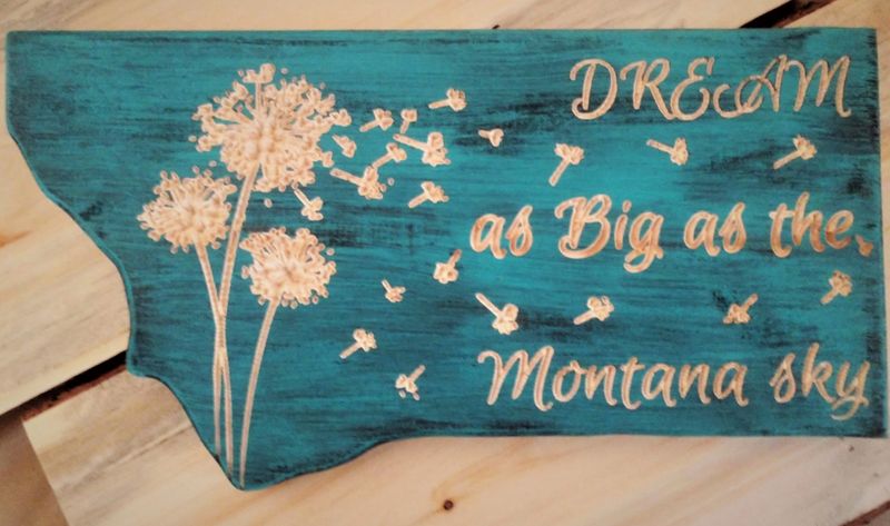 Dream As Big As The Montana Sky ( Assorted Colors)