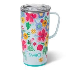 Island Bloom Travel Mug