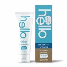 Hello 4Oz Natural Peppermint Fluoride Free Toothpaste