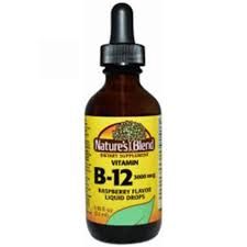 Vitamin B-12 Raspberry Flavor Liquid Drops - 1.75 fl oz