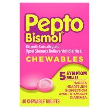 Pepto-Bismol Tablet Chewable -48 Tablets