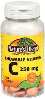 Vitamin C (Chewable)  - 250 mg, 100 tablets