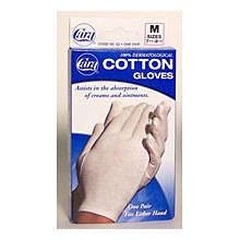 Cara 100% Dermatological Cotton Gloves - Medium, 1 Pair