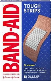 Band-Aid Tough Strips XL