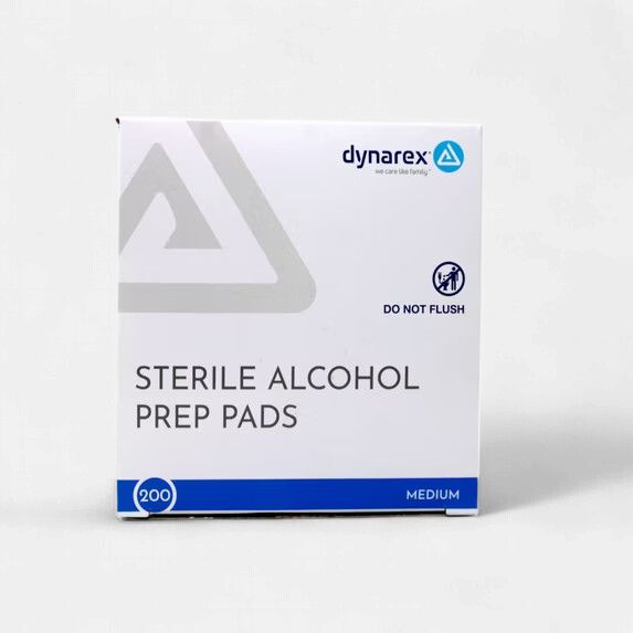 Alcohol Prep Pads 70% Medium St 200 ct