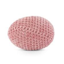 5 Inch Pink Crochet Egg