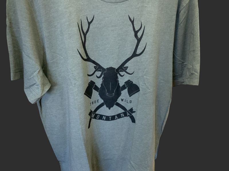 True Wild Tee  Military/black - SM