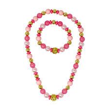 Fairy Delight Beaded Necklace - Pink