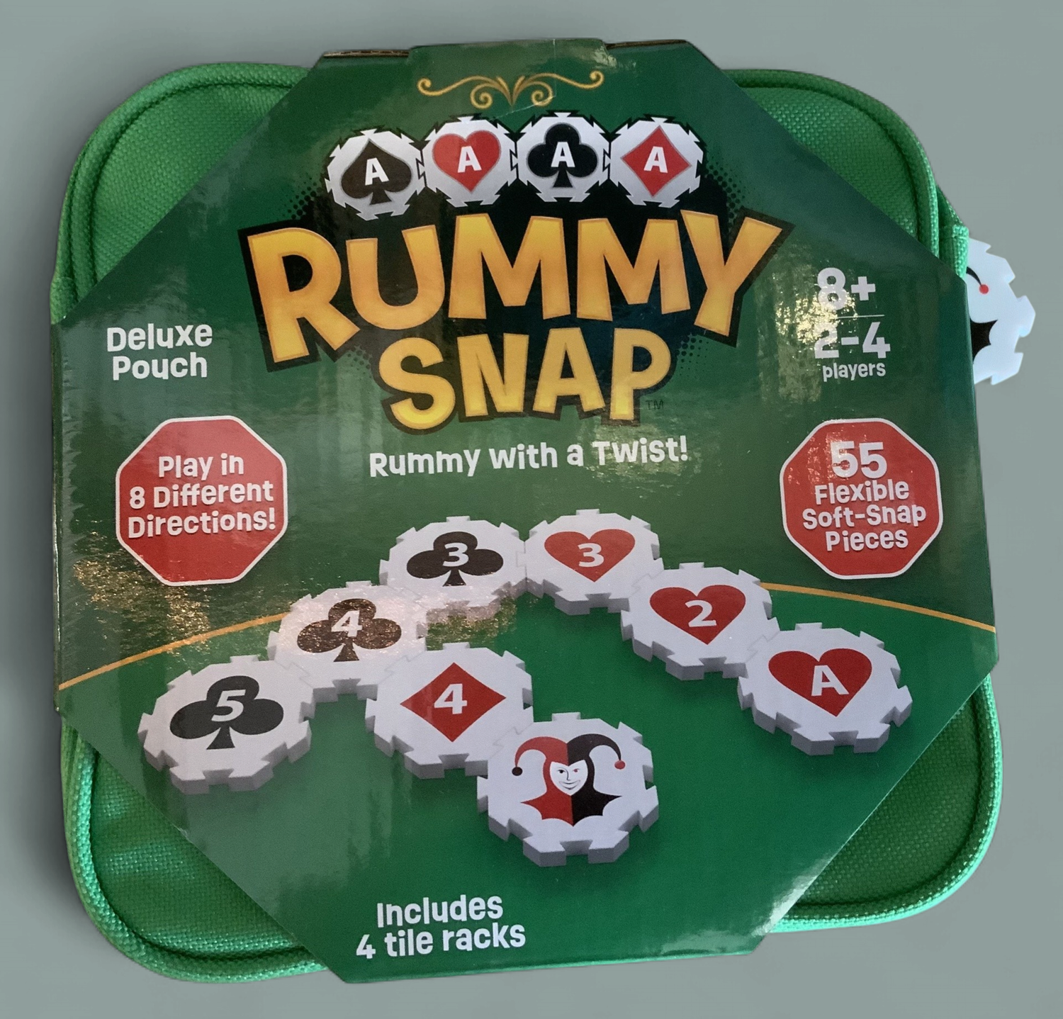 RUMMY SNAP ZIPPER POUCH