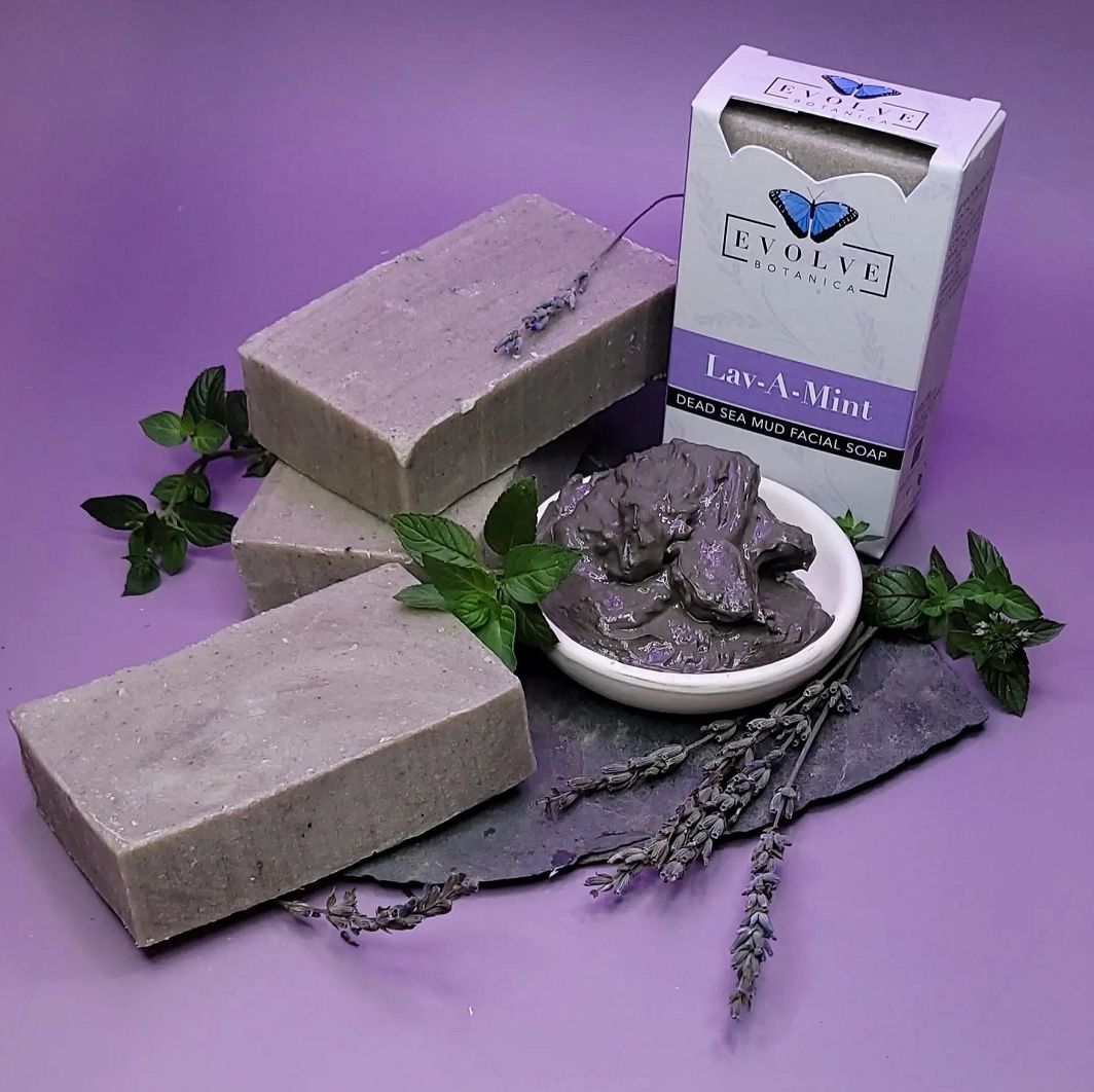 Evolve Lav-A-Mint Facial &amp; Body Soap