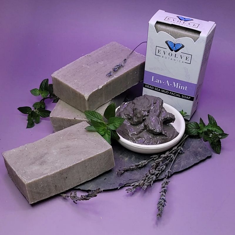 Evolve Lav-A-Mint Facial &amp; Body Soap
