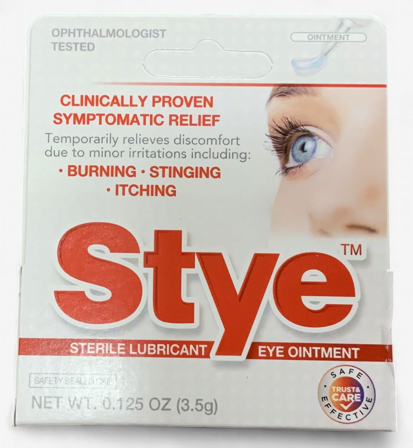 Stye Sterile Lubricant Eye Ointment - 0.125oz