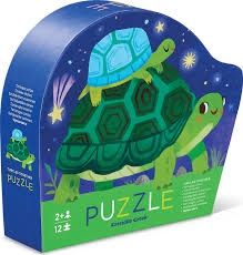 Mini 12-pc Puzzle Turtles Together