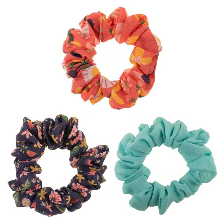 Karma Chiffon Scrunchie Set (3 Scrunchies)