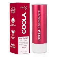 Coola Organic Tinted Lip Balm with SPF 30 - Firecracker