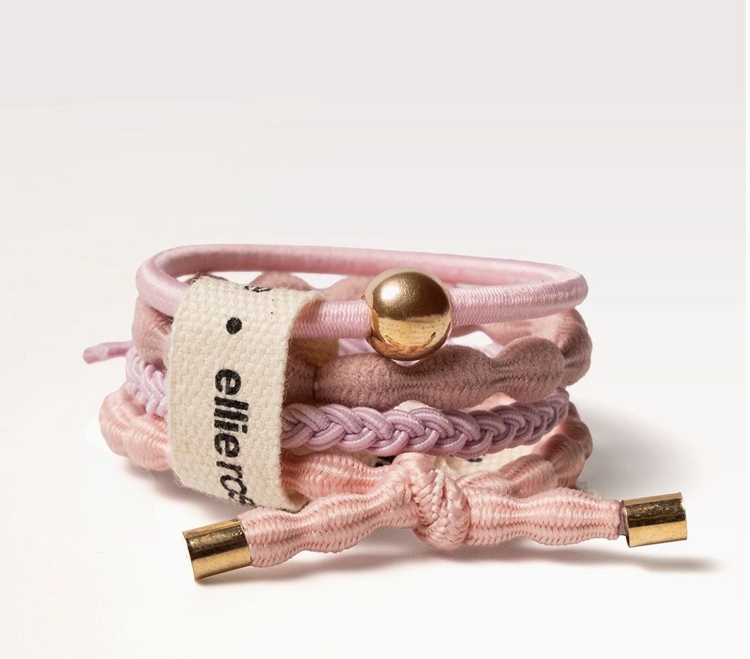 Elastics Multi-Pack, set of 4 Blush