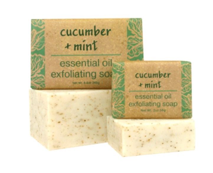 Cucumber  &amp;  Mint Essential Oil Soap