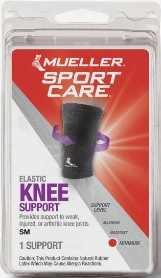 Elastic Knee Support Black, Small