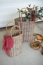 Large Oval Wicker Basket