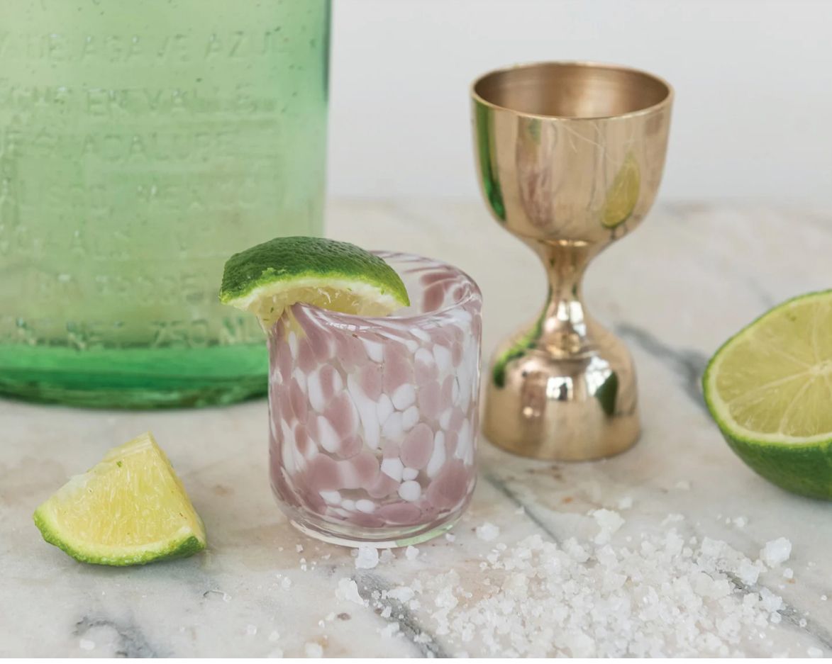 1 oz. 2 oz Double-sided Brass Cocktail Jigger