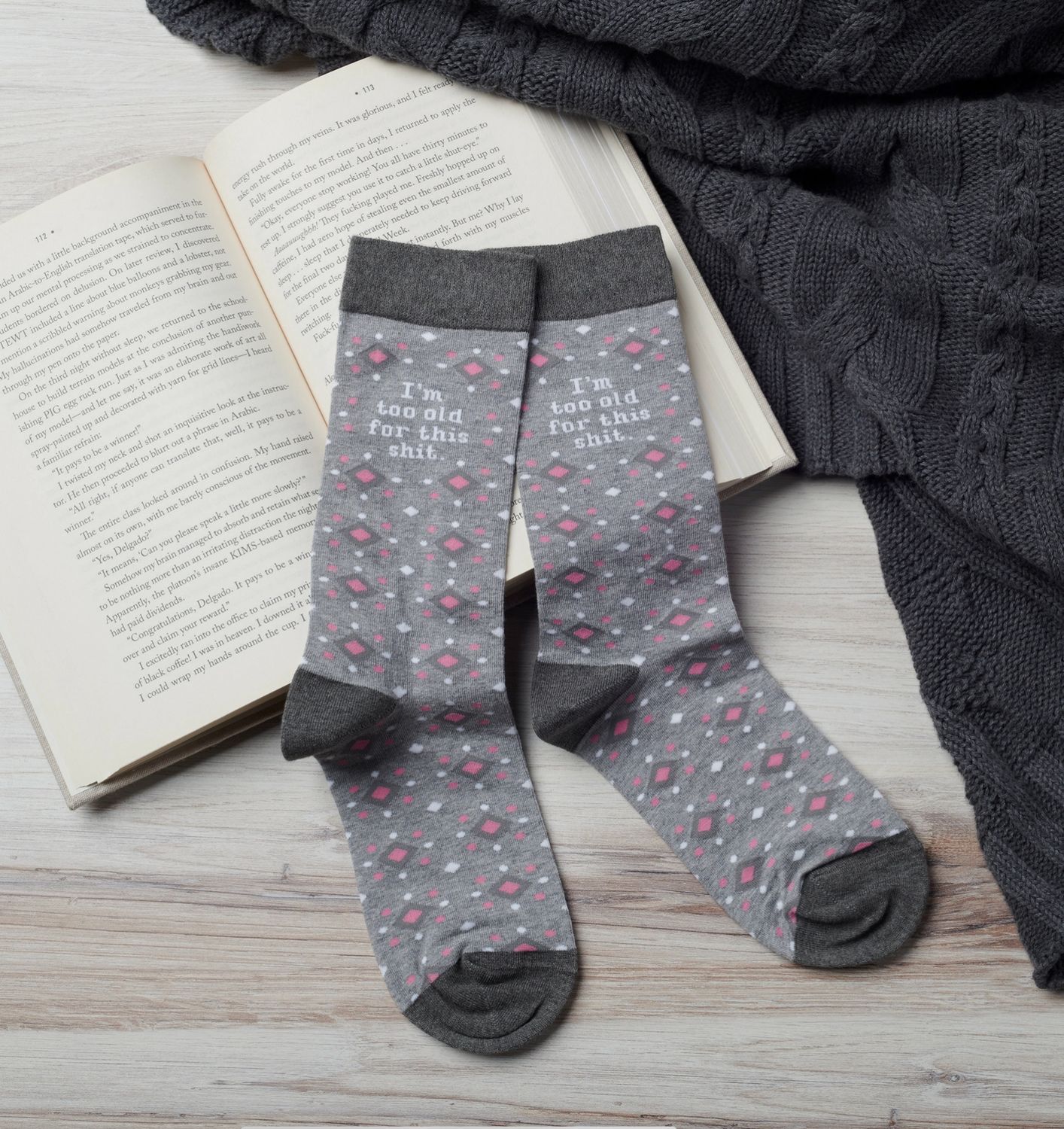 Too Old for this Shit Socks