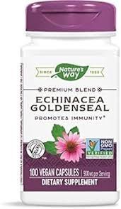 Echinacea Goldenseal (Premium Blend) - 900 mg,  100 Capsules (Packaging May Vary)