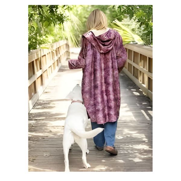 Hooded Blanket Kimono - long (L/XL)