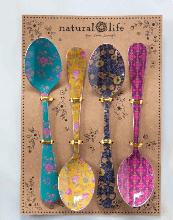 Ditsy Teaspoons, Set of 4