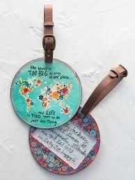 Travel Happy Luggage Tag - The World Is Too Big...