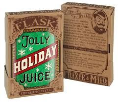 Flask Stainless Steel 8oz - Jolly Holiday Juice