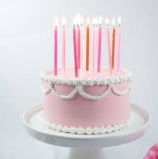 Pink Gradient Candle Set - 12 ct