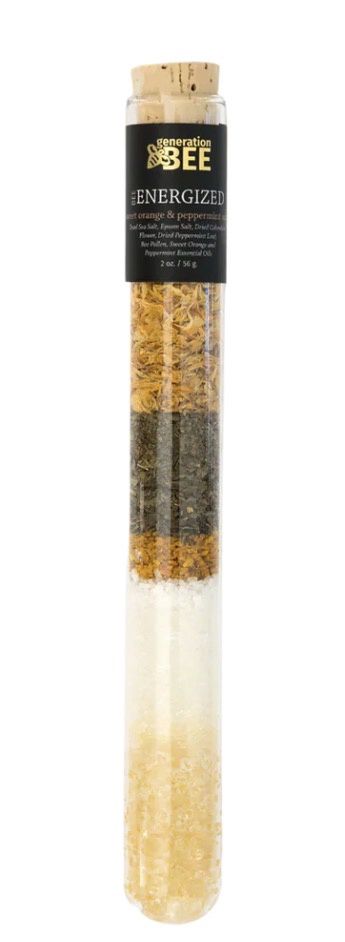 Bee Energized Soaking Salt Vial