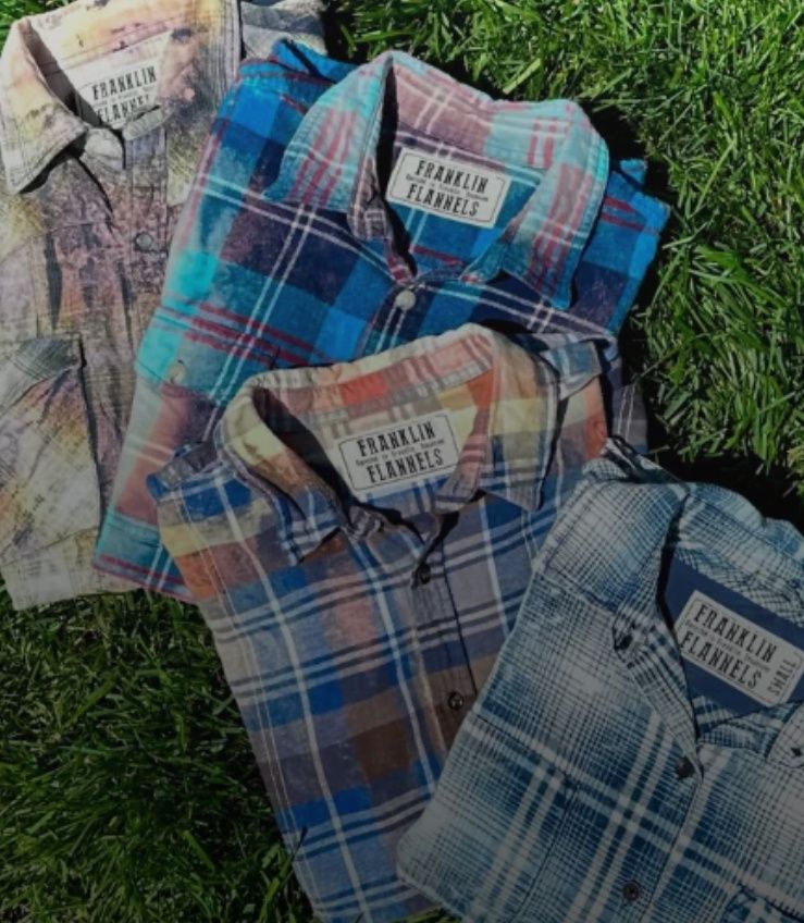Franklin Flannel ( Assorted Colors Each Unique)