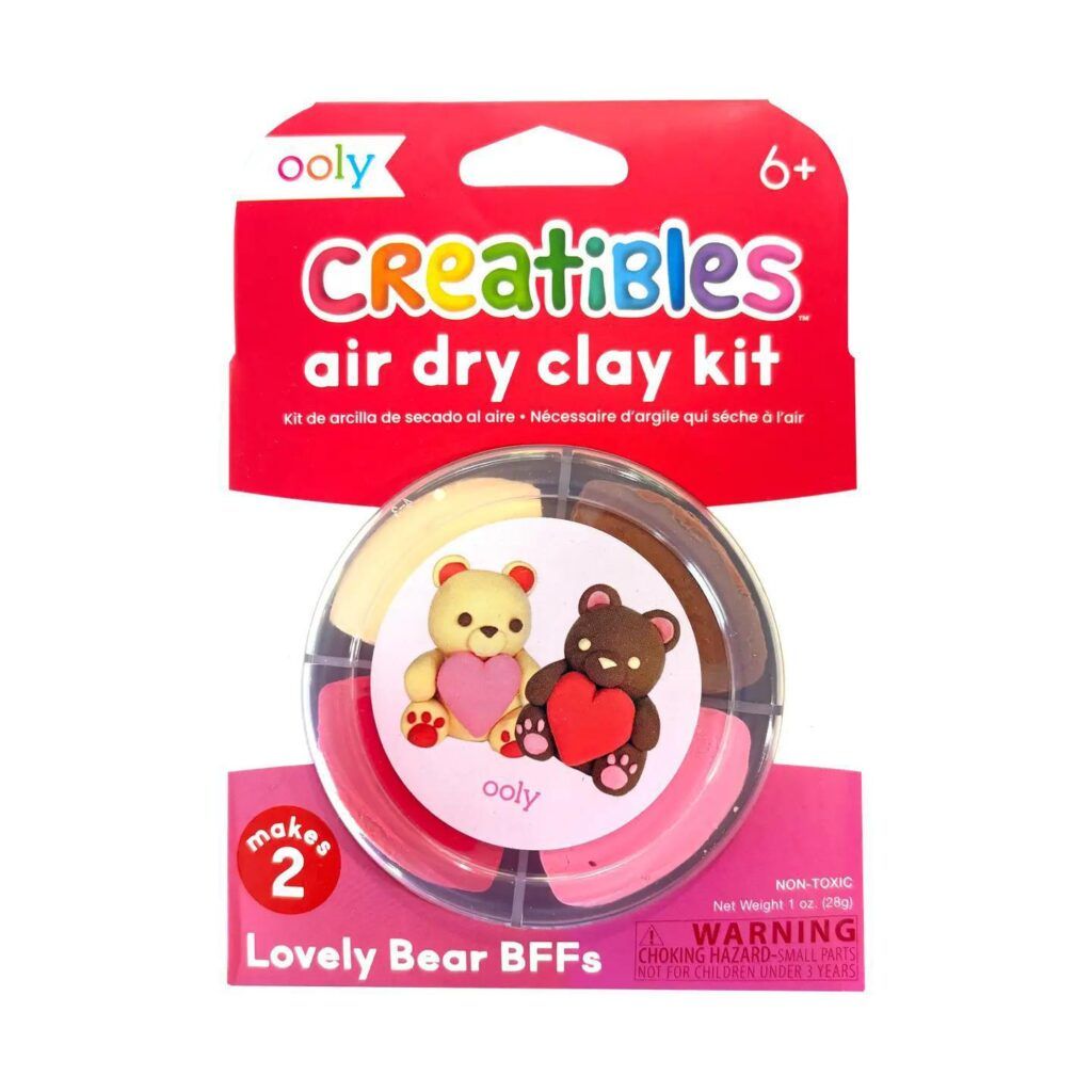 Creatibles Air Dry Clay Kit - Lovely Bear BFFs