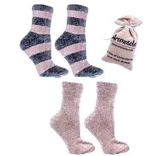 Aromasoles Velvet Socks - Grey
