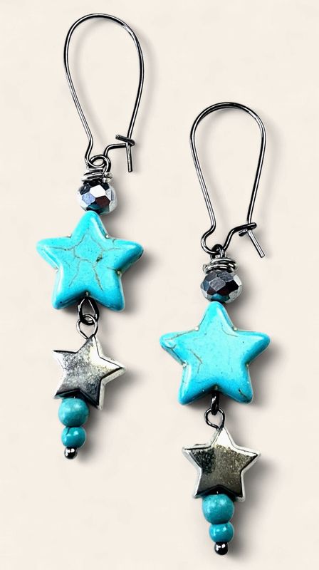 Graduating Star Dangles Earrings
