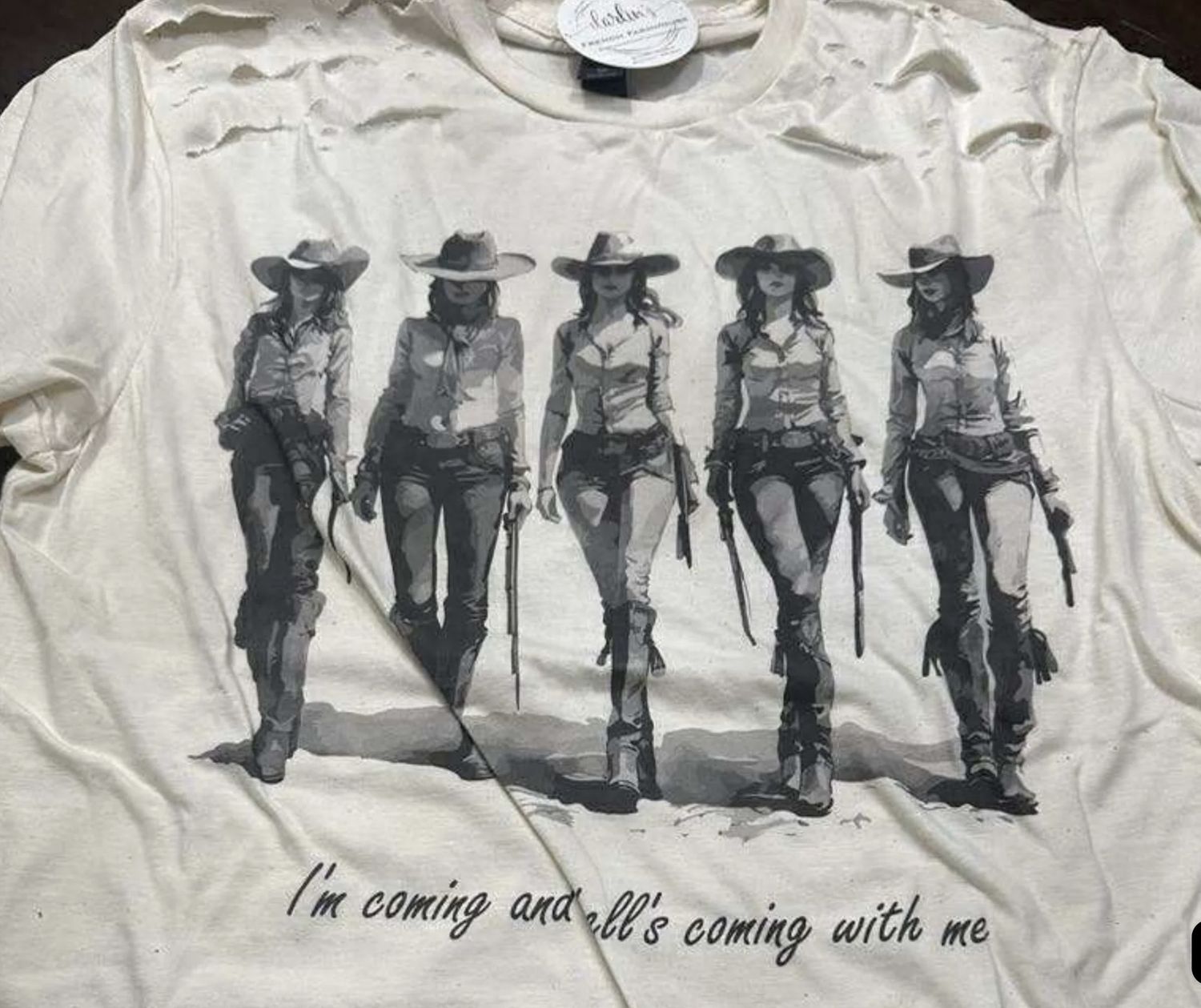 I'm Coming and Hell's Coming with Me Tee