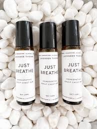 Lavender Thorne Just Breathe Homeopathic Chest Roller