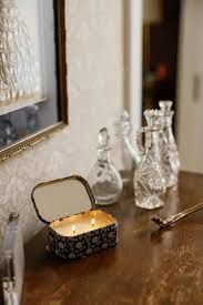 Bistro Printed Tin Soy Candle - Olive