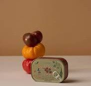 Bistro Printed Tin Soy Candle - Heirloom Tomato