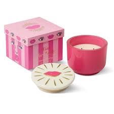 Charmed Lips Glass Candle - Smoked Cherry