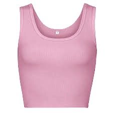 Bra 30 Pink Scoop Crop - S