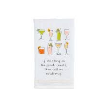 Outdoorsy Embroidered Towel