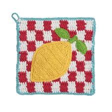 Lemon Crochet Trivet